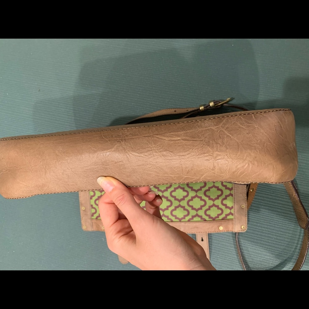 orYANY Genuine Textured Leather Satchel Bag - Picture 10 of 13